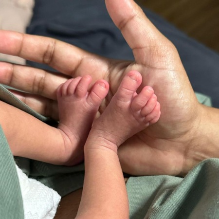 The feet of Sohla El-Waylly's baby.